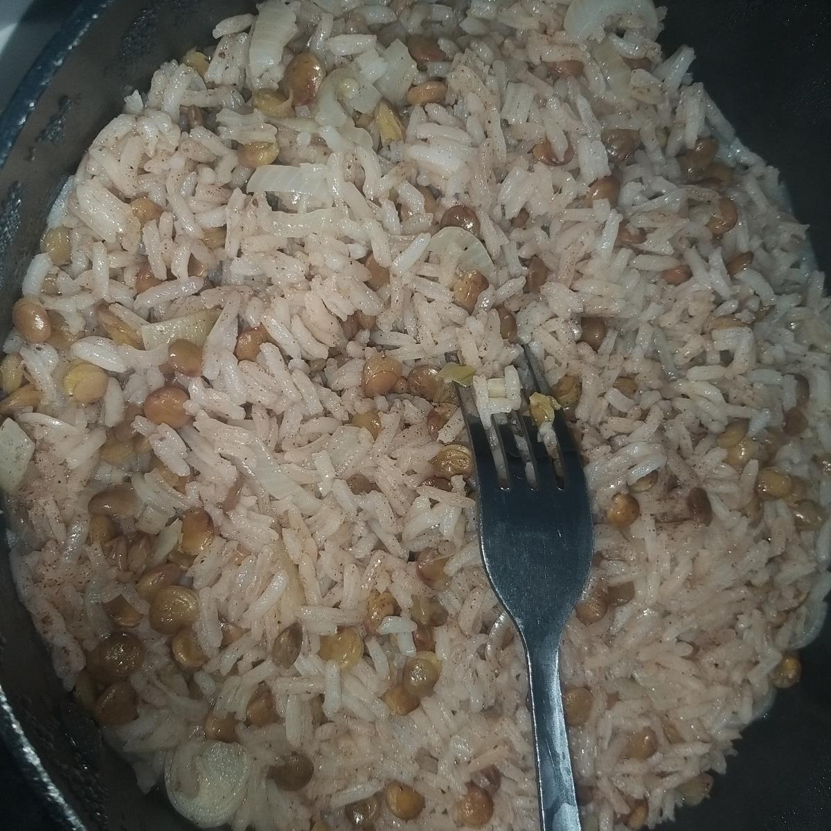 מג'דרה אורז עם עדשים🤗