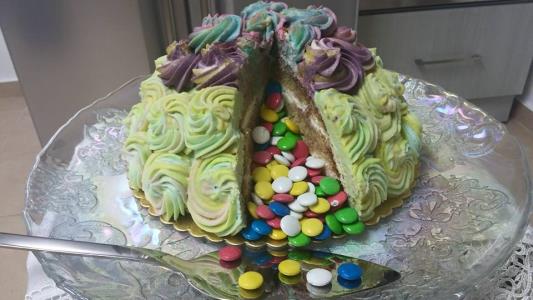עוגה בצבעים
