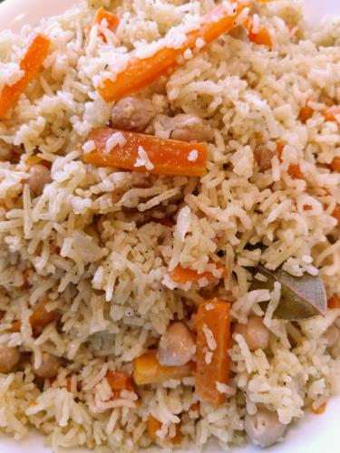 אושפלאו (פלוב) אורז בוכרי צמחוני/טבעוני של סבתא לאה