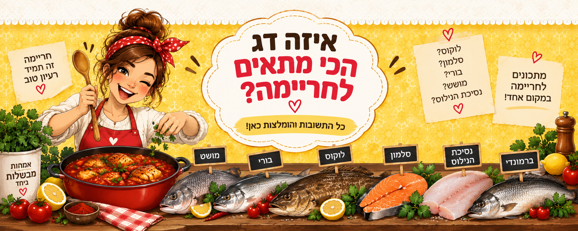 איזה דג הכי מתאים לחריימה?