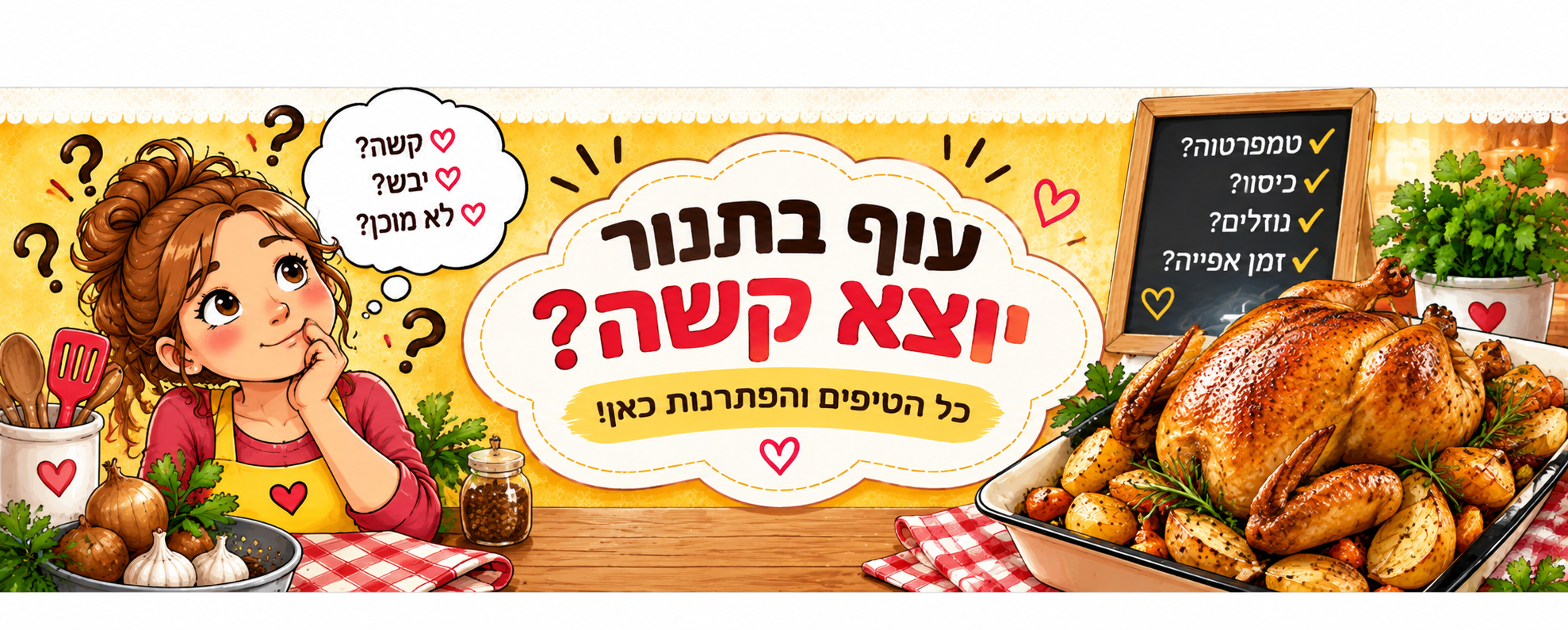 עוף בתנור יוצא קשה?