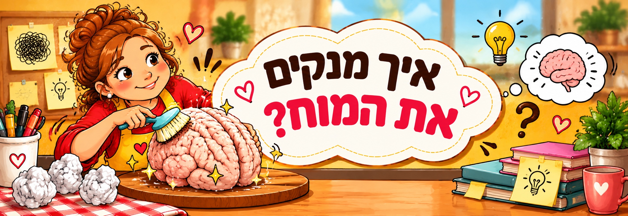 איך מנקים מוח? 