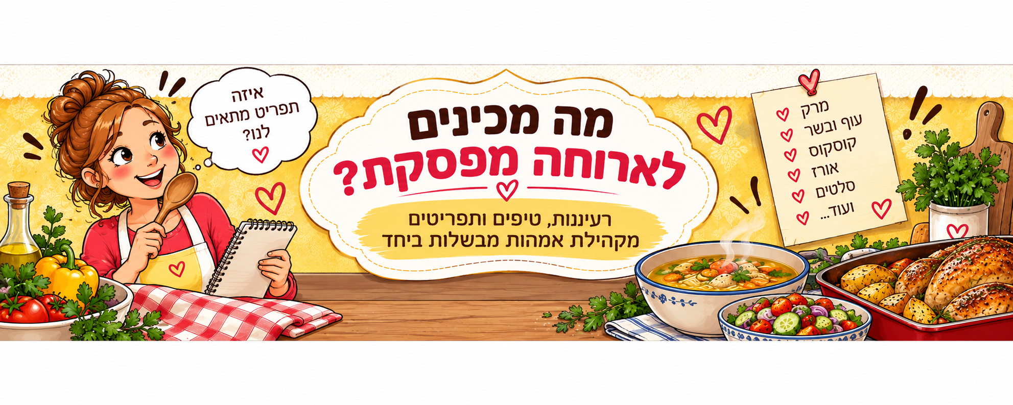 מה מכינים לארוחה מפסקת?