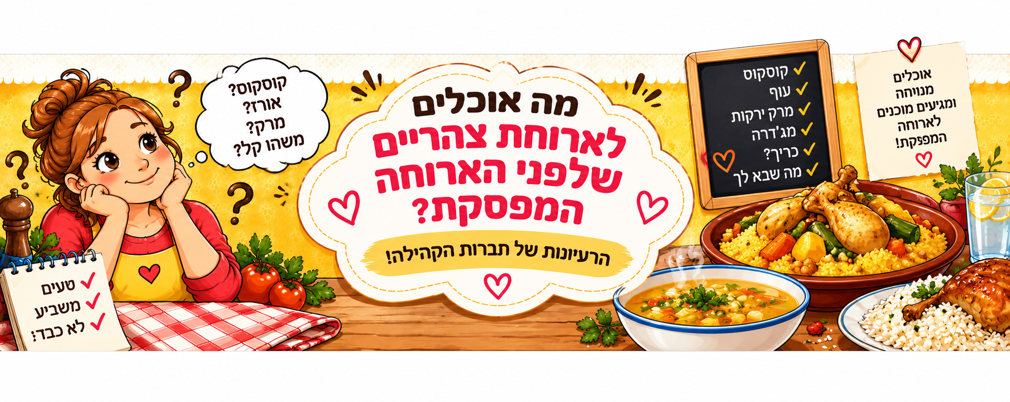 מה אוכלים לארוחת צהריים שלפני הארוחה המפסקת?