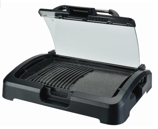 תמונה של פלנצ'ה חשמלית בציפוי דמוי שיש + מכסה זכוכית מסדרת השף שגב משה רק 299 כולל משלוח עד הבית!!!