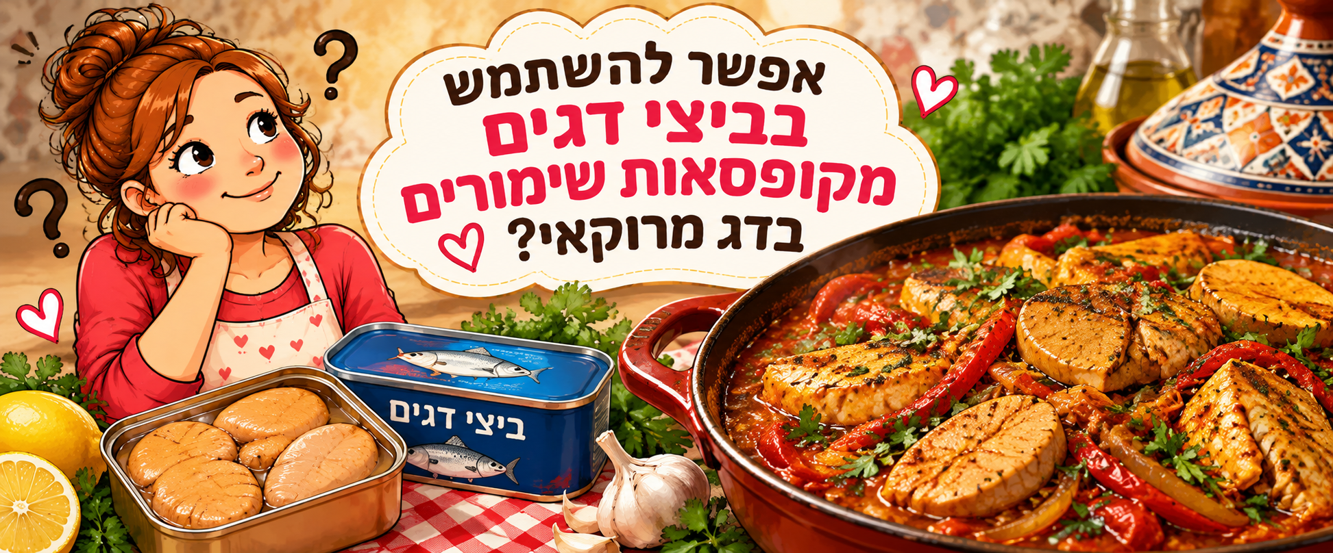 אפשר להכין דג מרוקאי עם ביצי דגים משימורים? 