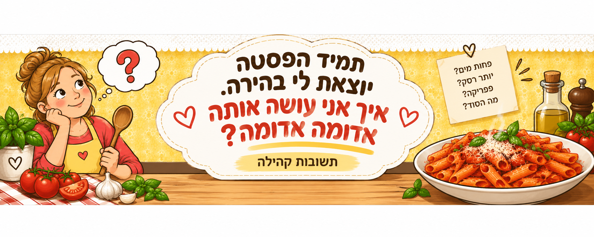 איך עושים פסטה אדומה אדומה?