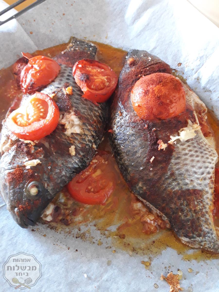 דג אמנון בתנור 