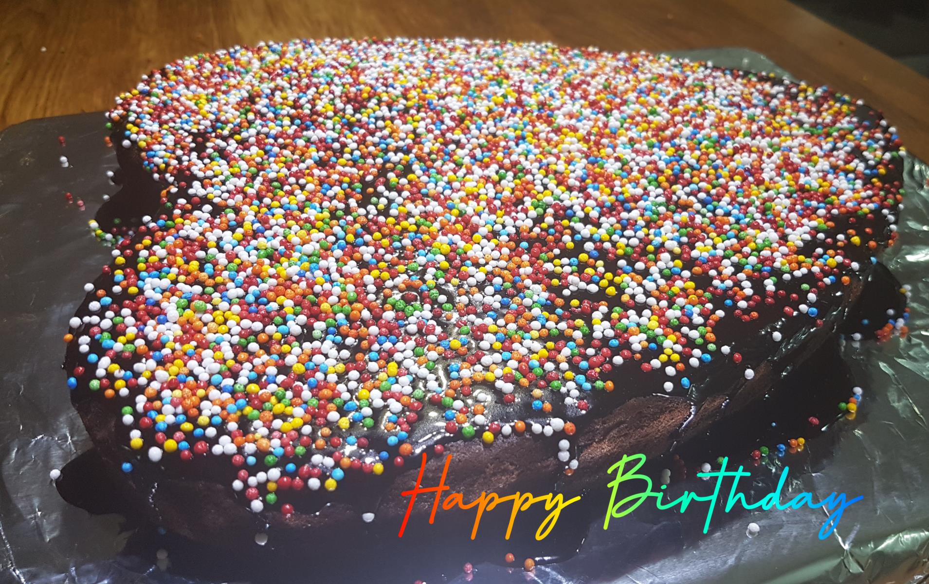 עוגת יום הולדת/עוגה כושית