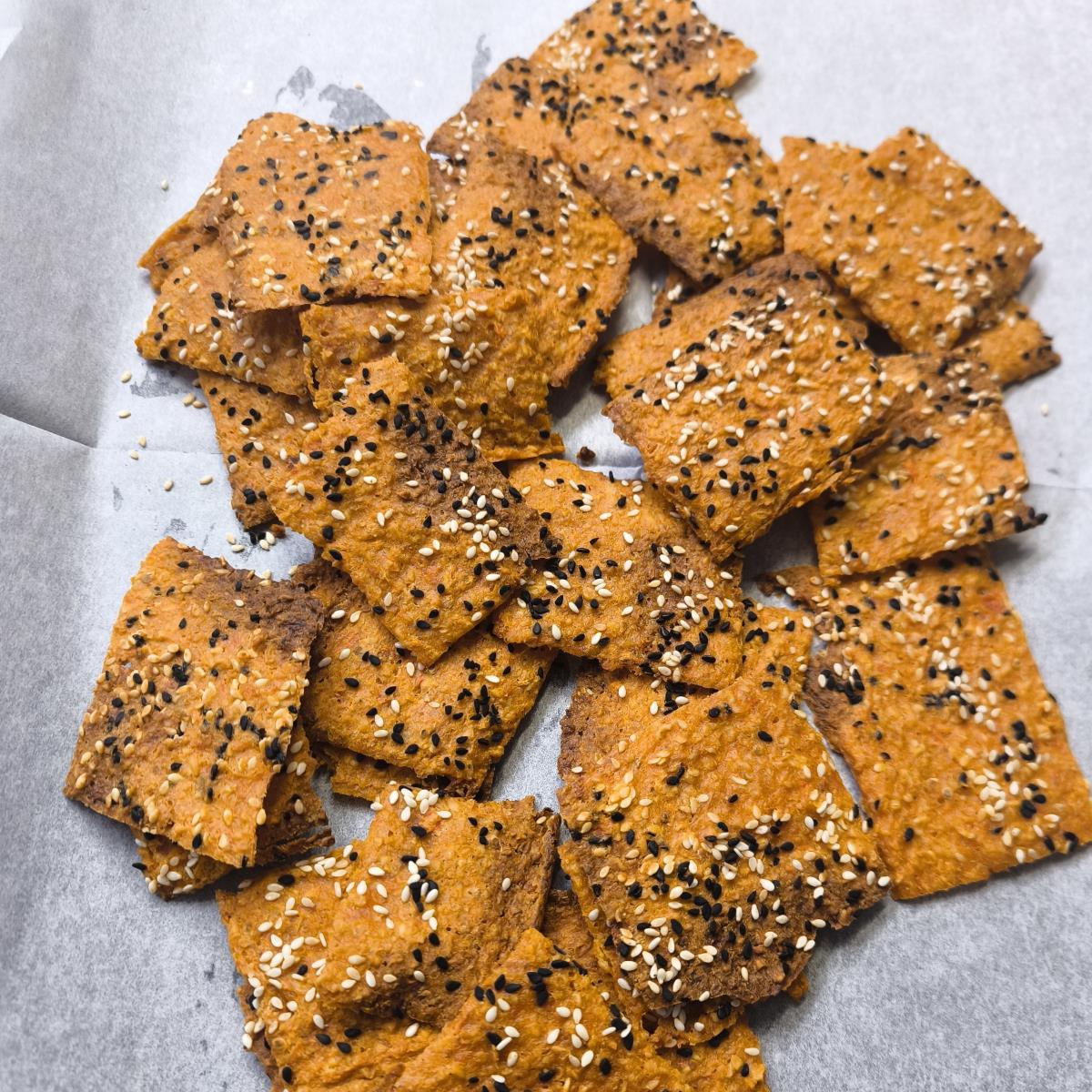 קרקרים משיבולת שועל ועגבניות 🍅