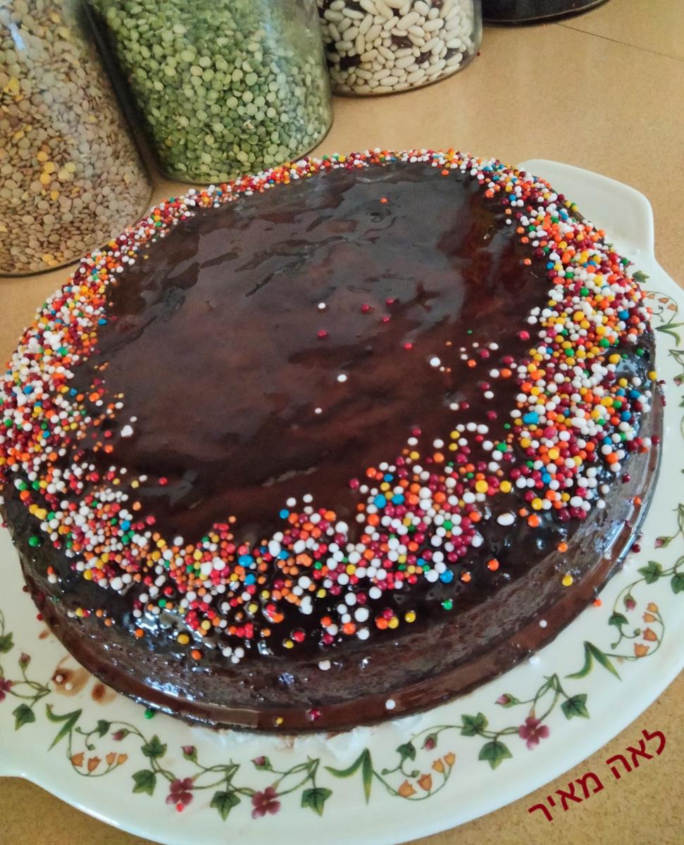פשוט לערבב הכל!!! עוגת שוקולד חגיגית ליום הולדת ללא גלוטן וגם כשרה ל"פסח" של סבתא לאה