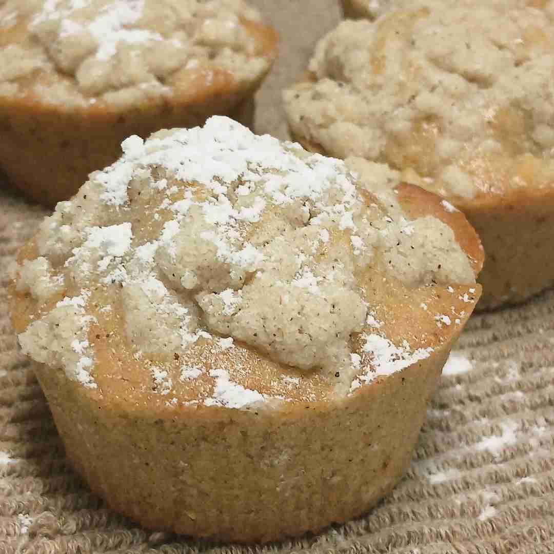 מאפינס תפוחים עם קראמבל