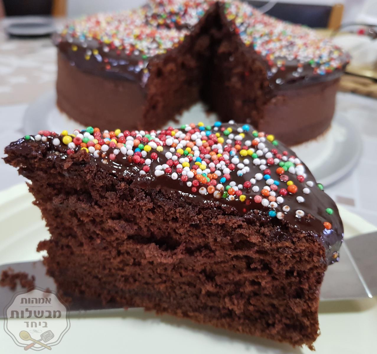 עוגת שוקולד עם הפרדת בצים
