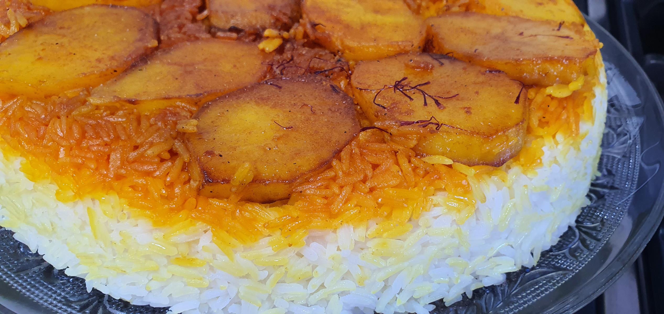 אורז פרסי עם תפוחי אדמה 