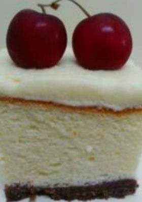 עוגה גבינה אפוייה עם תחתית חומה 
