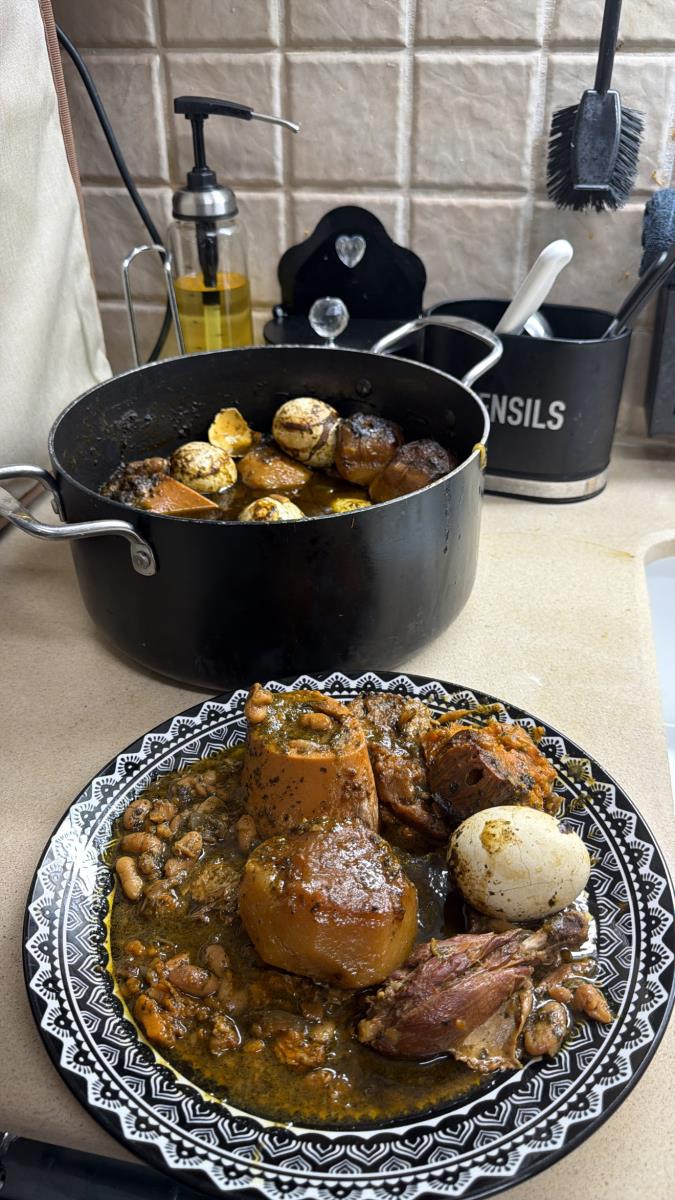 חמין ירוק – פקאילה של בית