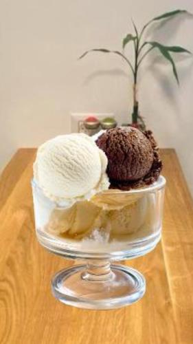 🍨 שתי גלידות משפחתיות – וניל ושוקולד 🍫