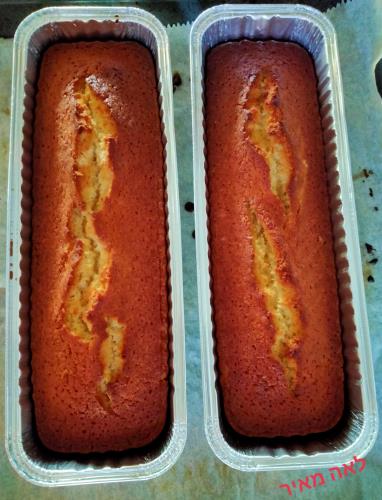 עוגת מיץ אפרסקים בחושה עם אינטרנט פודינג וניל של סבתא לאה