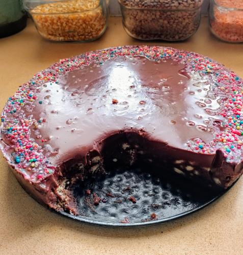 עוגת כדורי שוקולד של דודה איריס