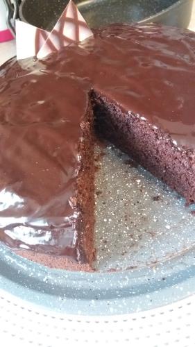 עוגה שוקולד חמה 
