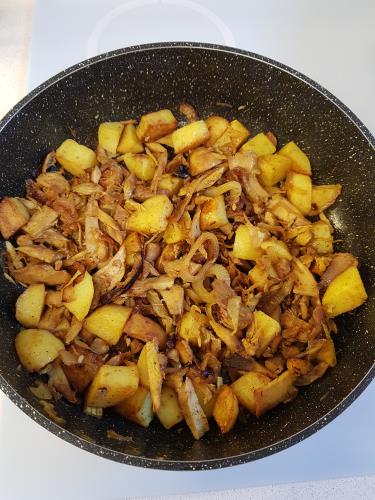 שווארמה ביתית עם תפוחי אדמה