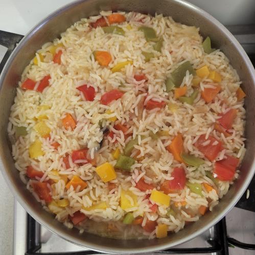 אורז עם ירקות
בסיר אחד