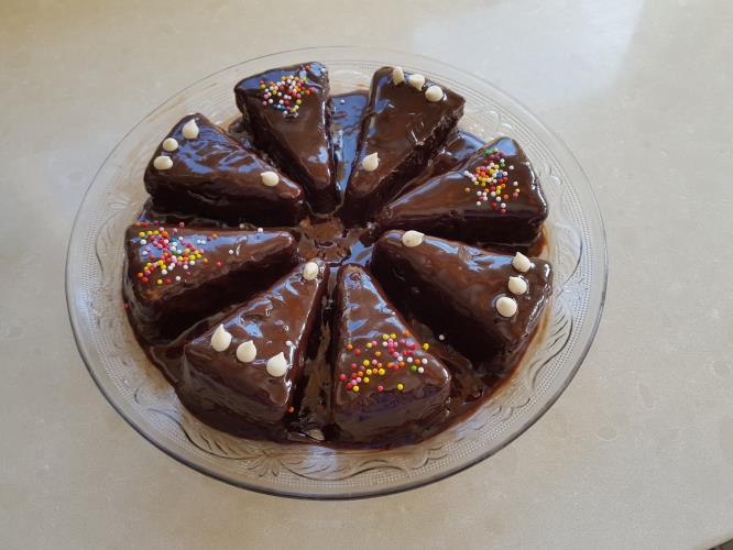 עוגת שוקולד ב-7 דקות אפיה במיקרוגל