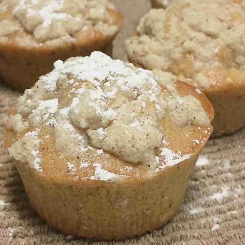 מאפינס תפוחים עם קראמבל