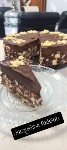 עוגת ביסקוויטים מטורפת 😯בציפוי גנאש שוקולד נמסה בפה 👄 10 דק🕛עבודה