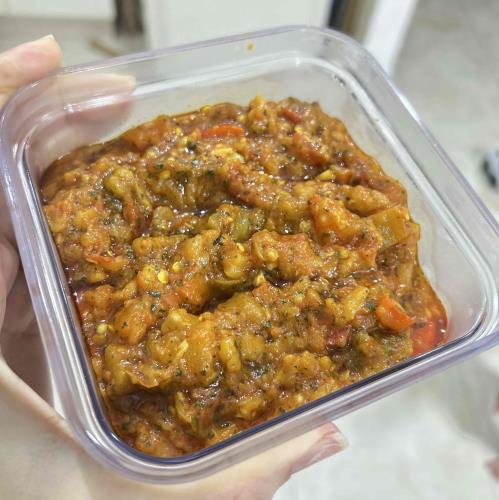 סלט חצילים חריף...