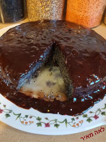 עוגת פרג לימונית טבעונית מדהימה של סבתא לאה