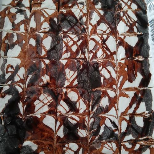 עוגב קלילה ויפה להגשה אפשר להכין חלבי ופרווה