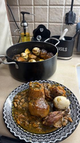 חמין ירוק – פקאילה של בית