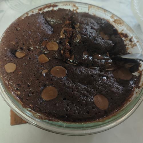 עוגת שוקולד במיקרו