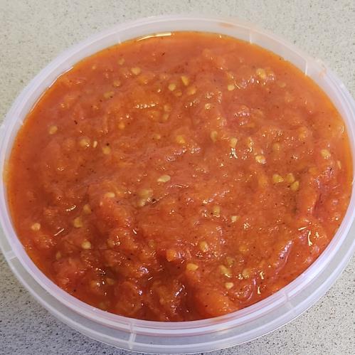 רוטב עגבניות עם שמן זית
מתקתק