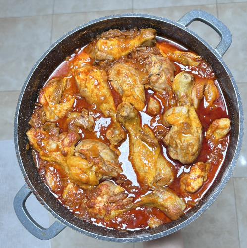 עופות עם משמשים ושזיפים😋
