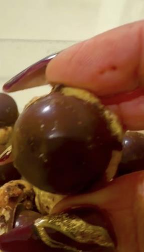 מיני עוגיות חמאה שוקו וניל Cookie balls au  chocolat 