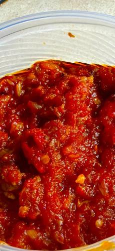 ‏מטבוחה מרוקאית חריף פיקנטי