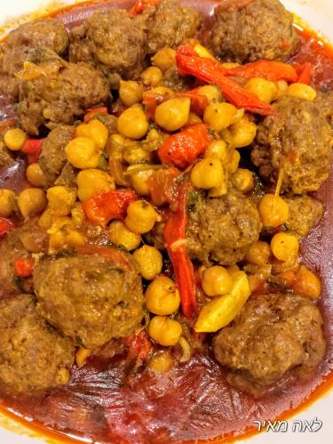 כדורי בשר ברוטב עגבניות מרוקאי ללקק ת'אצבעות של סבתא לאה 
