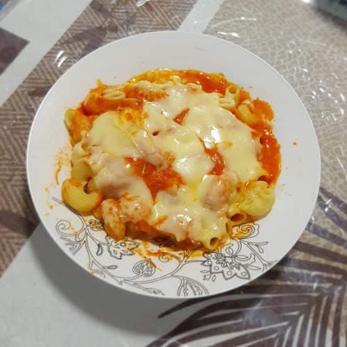 פסטה רוזה עם גבינה צהובה 😋