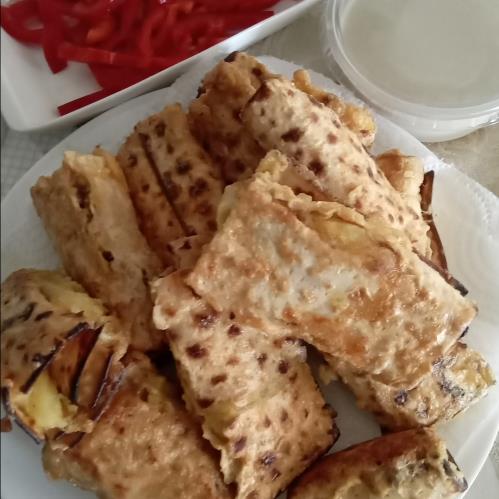 מצות מטוגנות במילוי תפוחי אדמה 