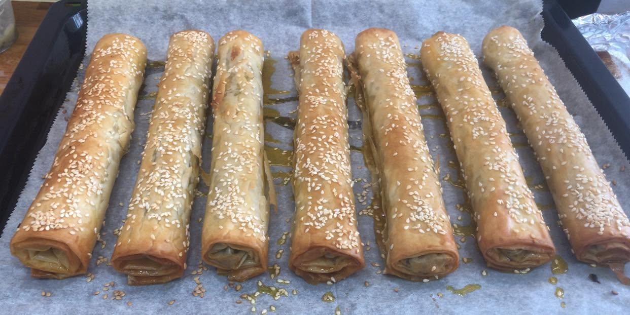בורקס בשר עם עלי פילו